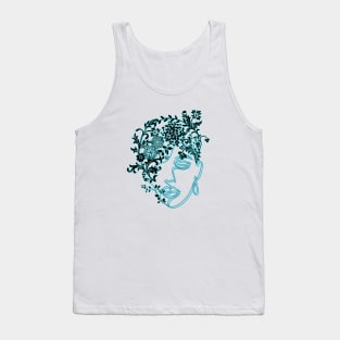 flower face Tank Top